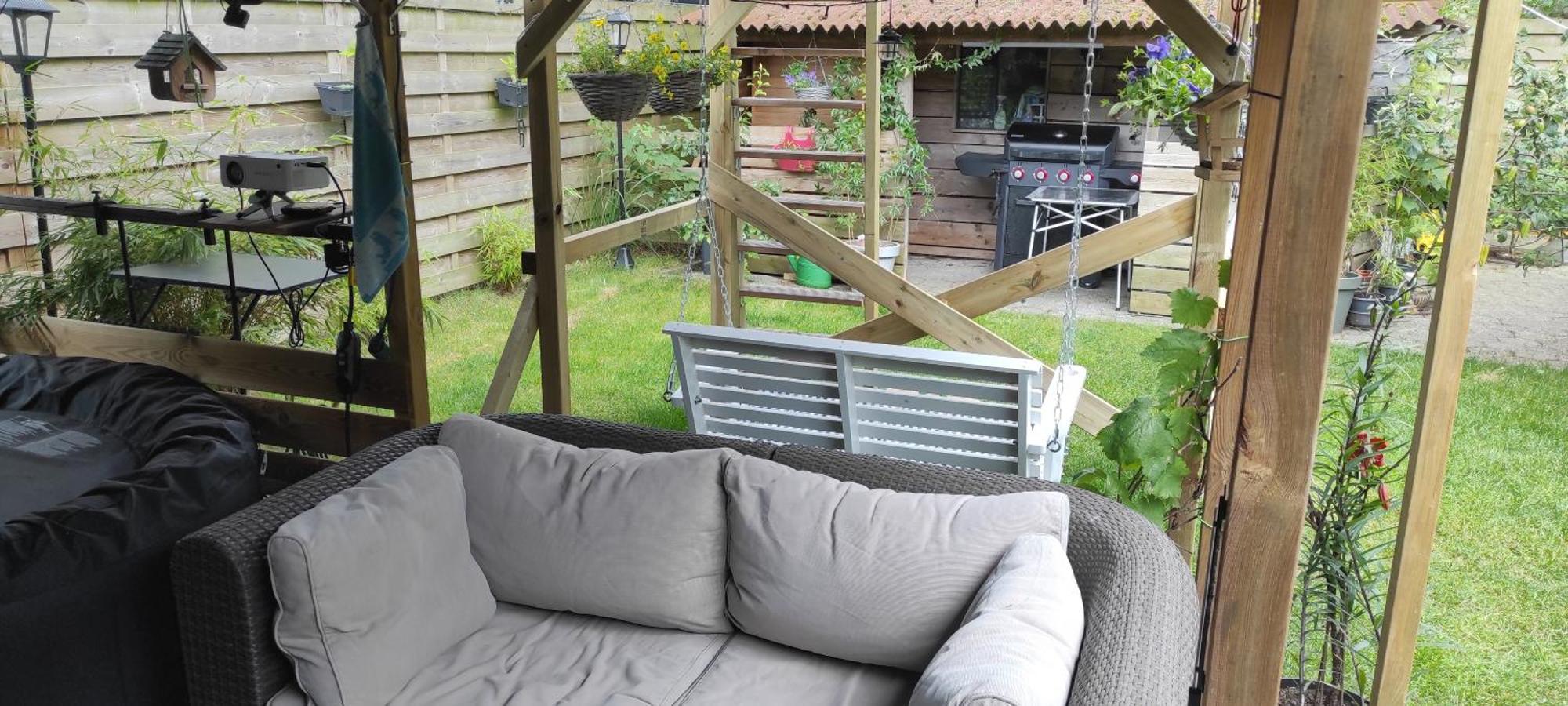 "Tempat Senang" Chalet On The Beautiful Veluwe With Airco Sauna Bbq Jacuzzi Beamer And Dog Putten Exterior photo