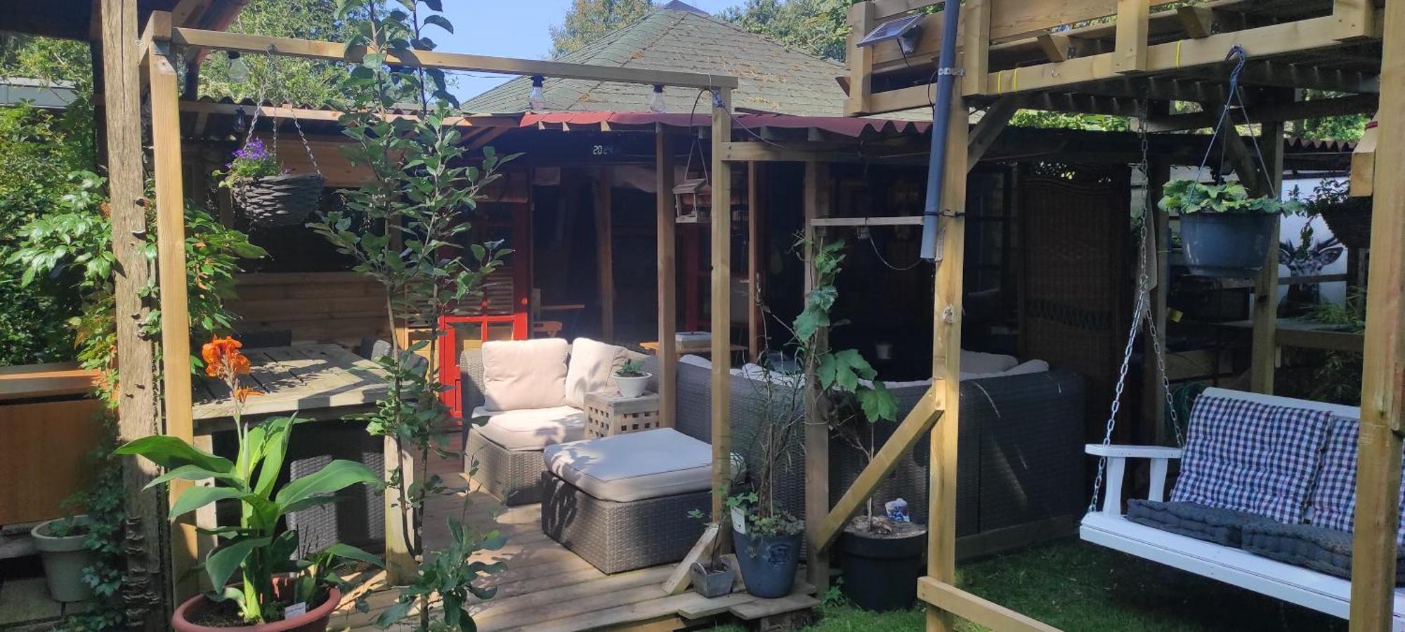 "Tempat Senang" Chalet On The Beautiful Veluwe With Airco Sauna Bbq Jacuzzi Beamer And Dog Putten Exterior photo